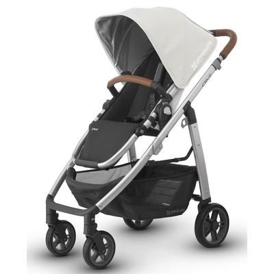 UPPAbaby 2018 / 2019 CRUZ Stroller - Loic (White/Silver/Saddle Leather)