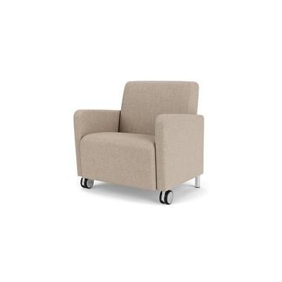 Ravenna 500 lbs Bariatric Guest Chair w/ Casters in Upgrade Fabric or Healthcare Vinyl
