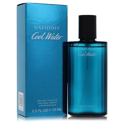 Cool Water For Men By Davidoff Eau De Toilette Spray 2.5 Oz