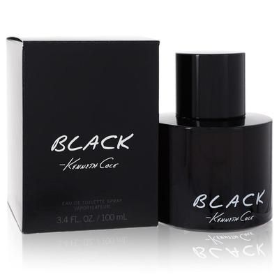 Kenneth Cole Black For Men By Kenneth Cole Eau De Toilette Spray 3.4 Oz