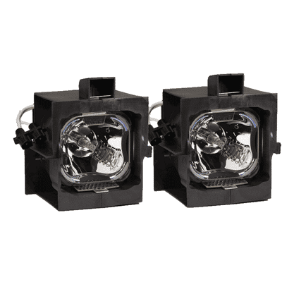 Jaspertronics™ OEM Lamp & Housing TwinPack for the Barco iD R600 Projector with Philips bulb inside - 240 Day Warranty
