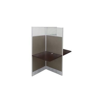 36"W x 49"D x 67"H Value Series Double Add-On Carrel