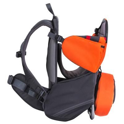 Phil & Teds Parade Backpack Diaper Bag Baby Carrier - Orange / Grey
