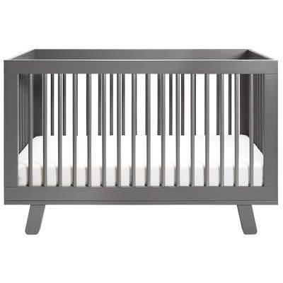 Babyletto Hudson 3-in-1 Convertible Crib with Toddler Bed Conversion Kit - Slate