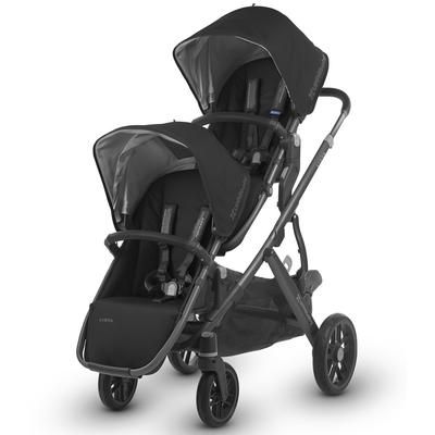 UPPAbaby 2018 / 2019 VISTA RumbleSeat - Jake (Black/Carbon/Black Leather)