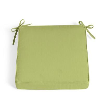 19" X 17-1/2" Replacement Seat Cushion - Piped, Piped/Pesto - Grandin Road