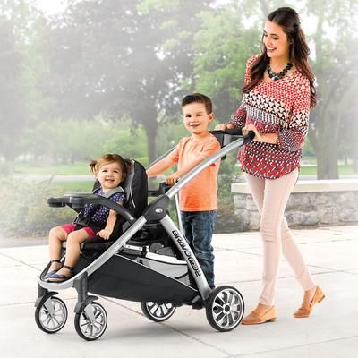 Chicco BravoFor2 Stroller - Champagne