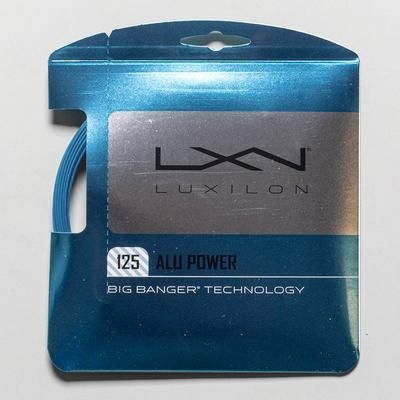 Luxilon ALU Power 17 (1.25) Tennis String Packages Blue