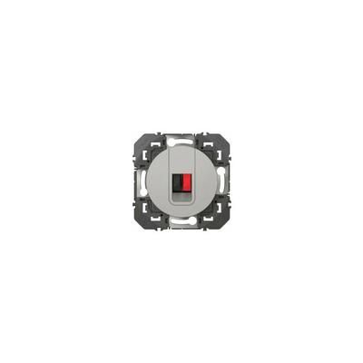 Legrand - Prise haut-parleur - simple - Dooxie Aluminium - 600481