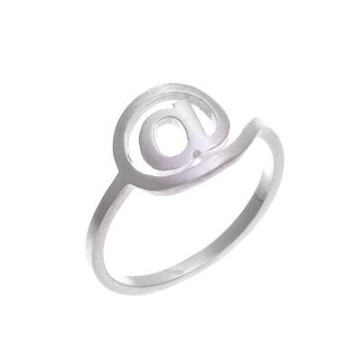 Sterling silver ring, 'Cyber Times' - Modern Sterling Silver Ring