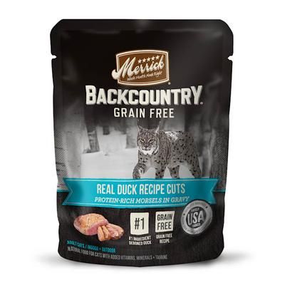 Backcountry Grain Free Real Duck Recipe Cuts in Gravy Wet Cat Food, 3 oz., Case of 24, 24 X 3 OZ