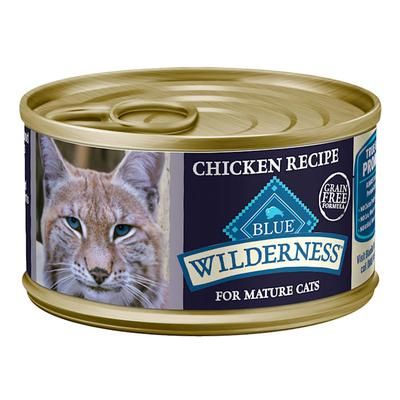 Wilderness Grain-Free, High Protein Mature Chicken Pate Adult Wet Cat Food, 3 oz., Case of 24, 24 X 3 OZ