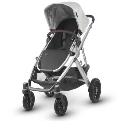UPPAbaby 2019 VISTA Stroller - Bryce (White Marl/Silver/Chestnut Leather)