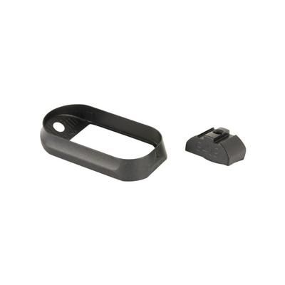 Agency Arms Glock 19 Gen4 Magazine Well for No Back Straps Black AGEMW-G19G4-NBS-B
