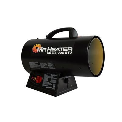 Mr. Heater Forced Air Propane Heater w/ Quiet Burner Technology 50000 - 85000 BTU Black F271380