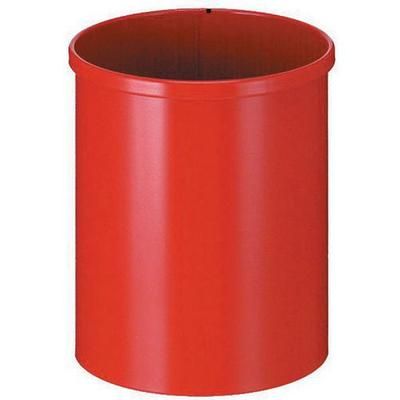 poubelle ronde métallique - capacité 15 l - vepabins