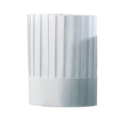 Toque Plissée Chef 30 Plis Sans Coiffe Haut. 225mm - Matfer
