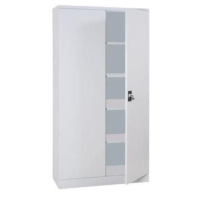 Armoire A Monter Pt Bat H1950xp423xl100 0 Gris+4 Tab - Manutan Expert