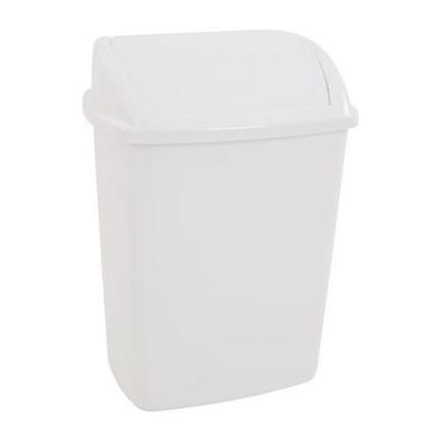 Poubelle 26l Blanc - Vepabins