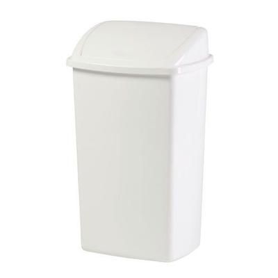 Poubelle 50l Blanc - Vepabins