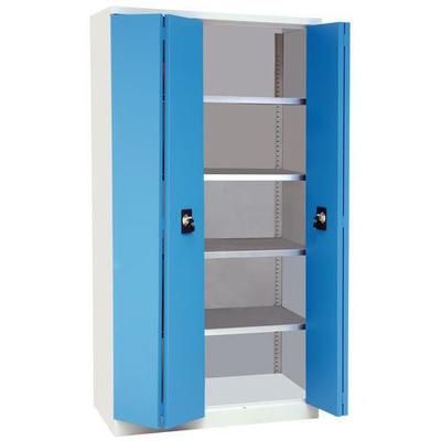 Armoire Hte Ptes Pliantes 1000x500x1950 Lxpxh(mm) : - Manutan Expert