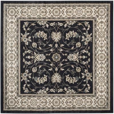"Lyndhurst Collection 5'-3" X 5'-3" Round Rug in Ivory And Beige - Safavieh LNH553-1213-5R"