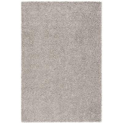 Athens Shag Collection 4' X 6' Rug in Silver - Safavieh SGA119S-4