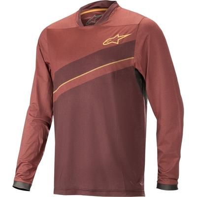 Alpinestars Alps 8.0 Bicicletta di LS Jersey, rosso, dimensione S