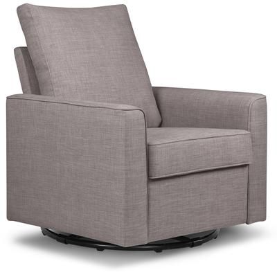 Million Dollar Baby Alden Swivel Glider - Steel Grey Tweed