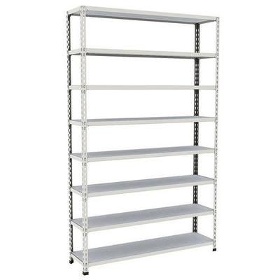 rayonnage d'archives rapid 2 1980x1220x305 8 tab metal gris