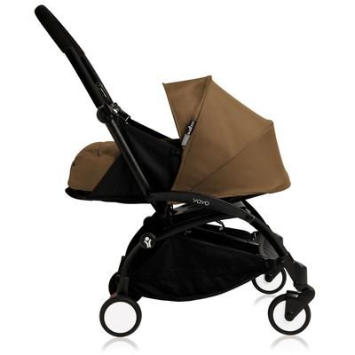 Babyzen 2019 Yoyo+ 0+ Newborn Compact Stroller - Black / Toffee