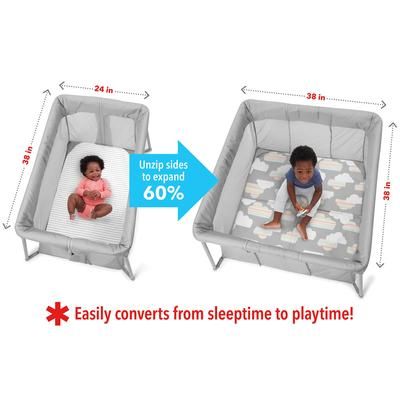 Skip Hop Play To Night Expanding Playard & Travel Crib