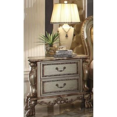 Dresden Nightstand in Gold Patina & Bone - Acme Furniture 23163