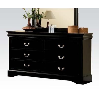 Louis Philippe III Dresser in Black - Acme Furniture 19505