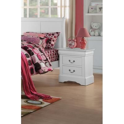 Louis Philippe III Nightstand in White - Acme Furniture 24503