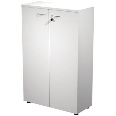 Armoire Mi-haute Portes Battantes Blanc Solo - Artarredi