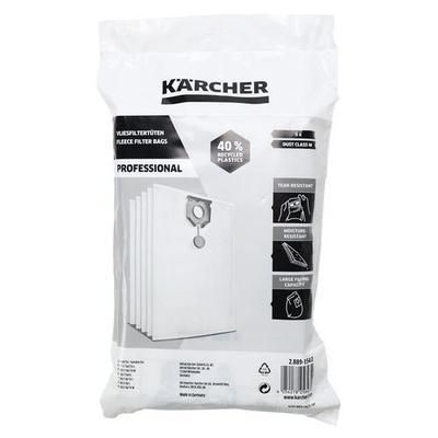 karcher 5 sac filtrant 30l pour aspirateur karcher - nt 30/1 tact l