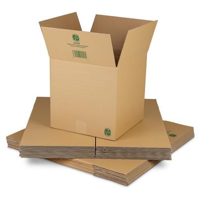 Eco Friendly Recyclable Boxes 457x457x305mm 25/Pack