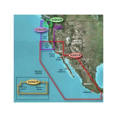 Garmin BlueChart g2 Vision - California-Mexico JUL 08 US021R SD Card 010-C0722-00