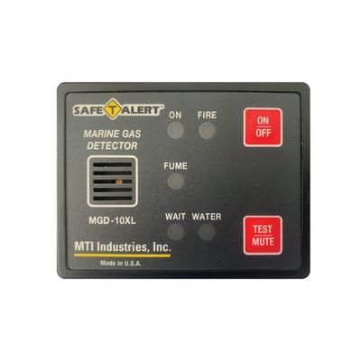 Safe-T-Alert Gas Vapor Alarm Fume Fire Bilge Water - Black Surface Mount MGD-10XL