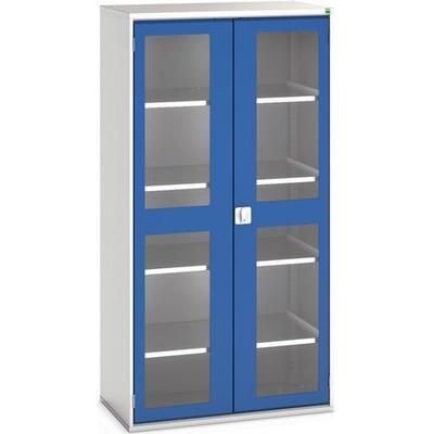 bott 1 armoire verso portes transparentes avec 4 tablettes 1050x550x2000_bott