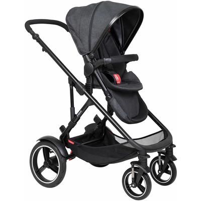 Phil & Teds Voyager Stroller & Liner - Black/Black