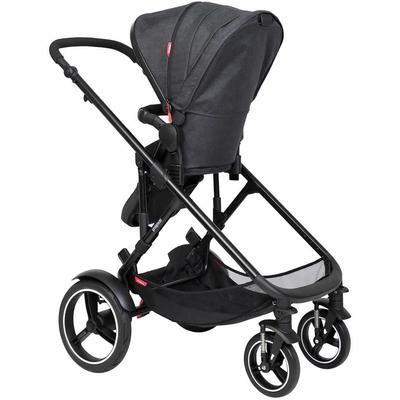 Phil & Teds Voyager Stroller & Liner - Black/Black