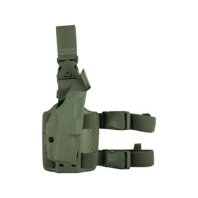 Safariland Model 6355 ALS Drop-Leg Glock Holster Glock 31/Glock 17/Glock 22 Right Hand STX OD Green 6355-832-561