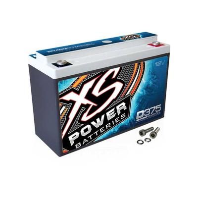 XS Power D375 AGM Deep Cycle 12 Volt Battery - 800A 190CA 15Ah 600W White D375