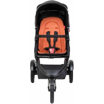 Phil & Teds Sport Stroller & Liner - Black/Rust