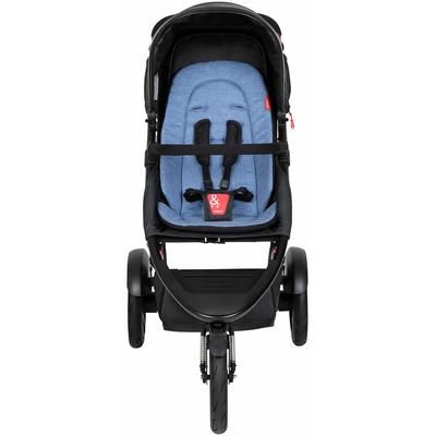 Phil & Teds Dash Stroller & Liner - Black/Sky