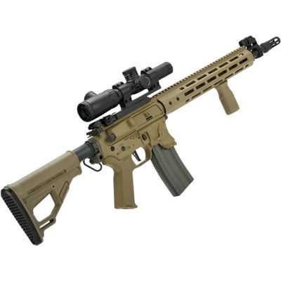 EMG Sharps Bros Jack Licensed Full Metal Advanced M4 Airsoft AEG Rifle 15in Carbine Tan Large M4-SB-TJ-L-DE