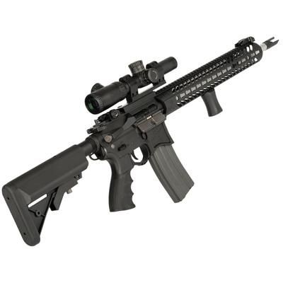 EMG Seekins Precision Licensed AR-15 SP223 Advanced Airsoft M4 AEG Rifle w/G2 Gearbox Black Large TGR-015-BR8-BNB-NCM