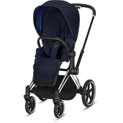 Cybex ePriam Stroller 2019 Chrome/Black/Indigo Blue